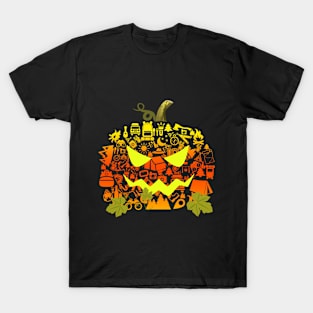 Camping pumpkin T-Shirt